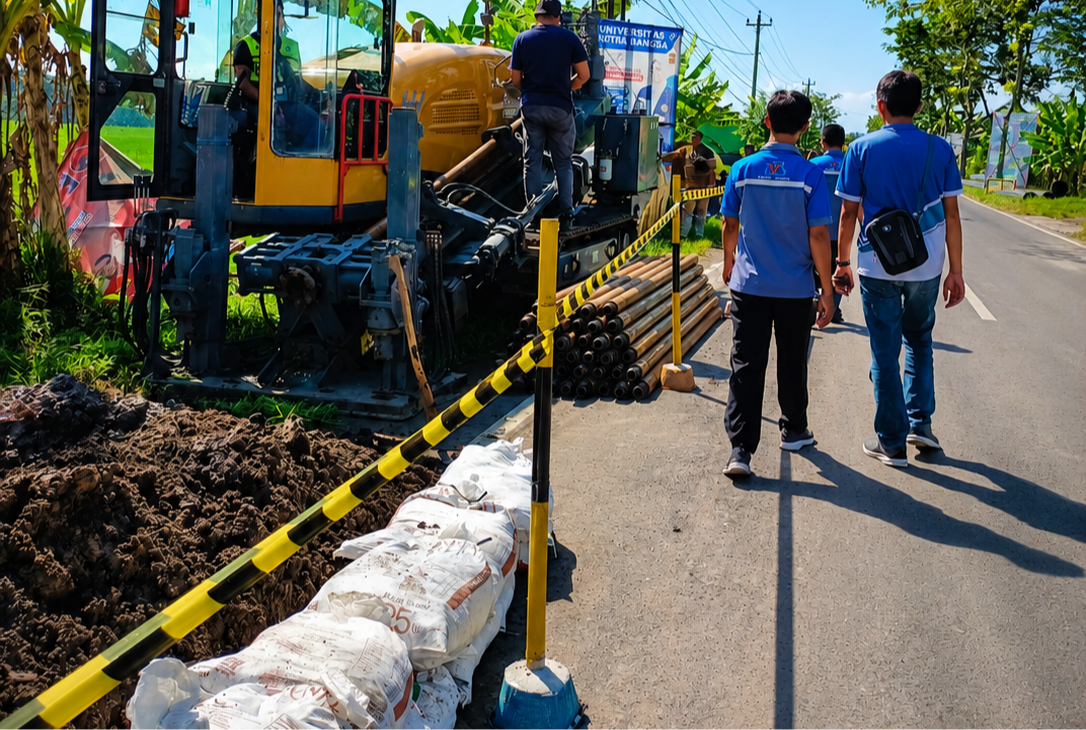 INFO GANGGUAN Perbaikan Pipa JDU Cabang Butuh - Grabag